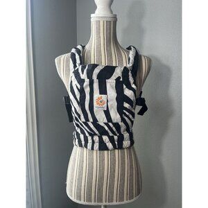 Ergo Baby DOLL Child’s Toy Carrier- Black White Zebra Stripes